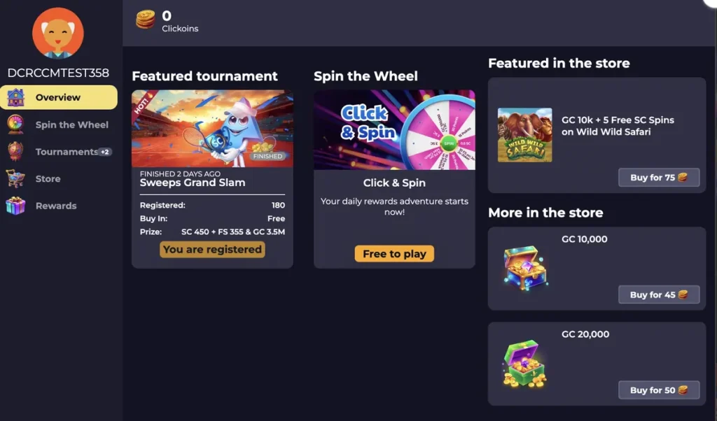 casino click promotions