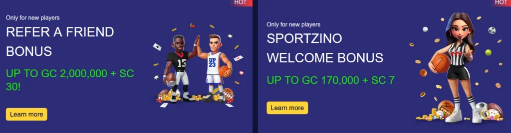 sportzino promotions