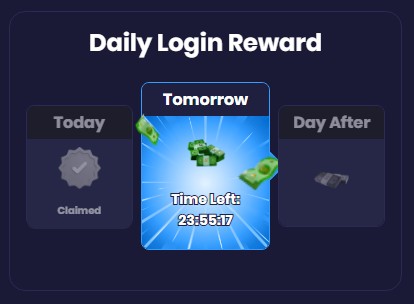 spree casino daily login reward