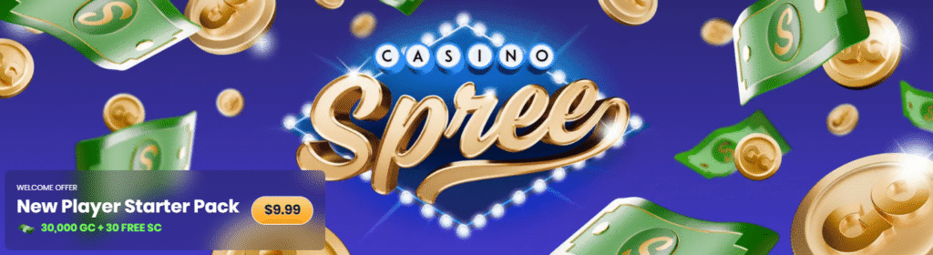 spree casino first purchase welcome bonus