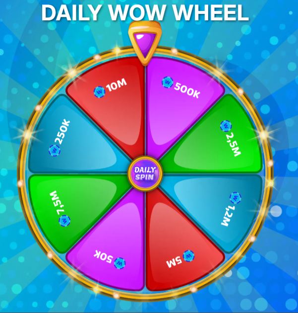 wow vegas daily rewards