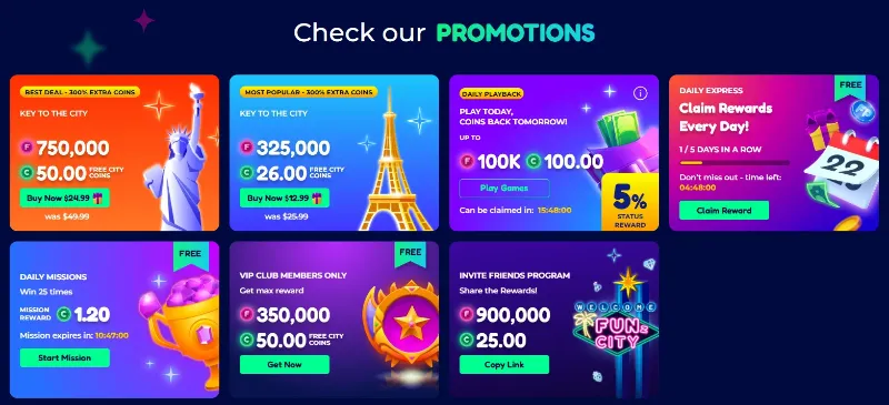 funzcity promotions