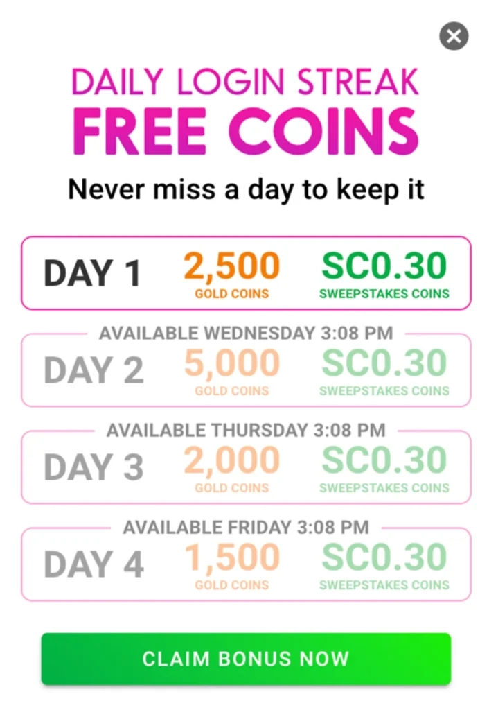 pulsz casino daily bonus