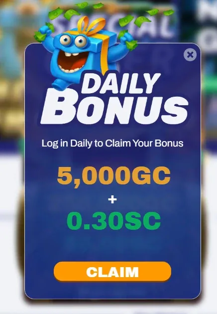 realprize casino daily bonus