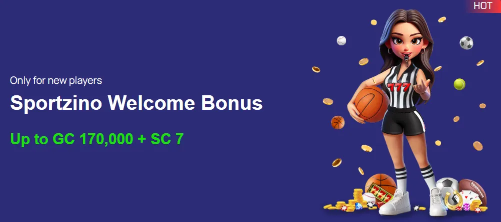 sportzino welcome bonus