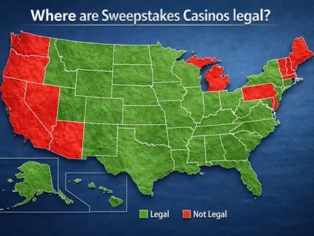 Sweepstakes Casino Legal States: The Complete 2026 Guide
